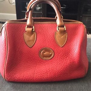 Dooney and Burke red handbag